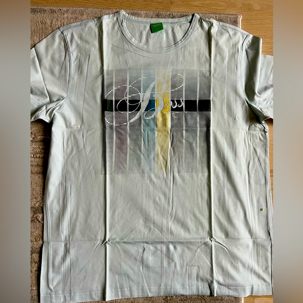 Boss logo shirt.